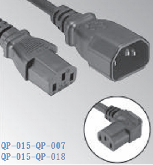 QP-015-QP-007</br>QP-015-QP-018  |產品介紹|電源線|歐規插頭電源線